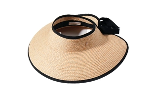 3204156 Open Top Raffia Beach Cap