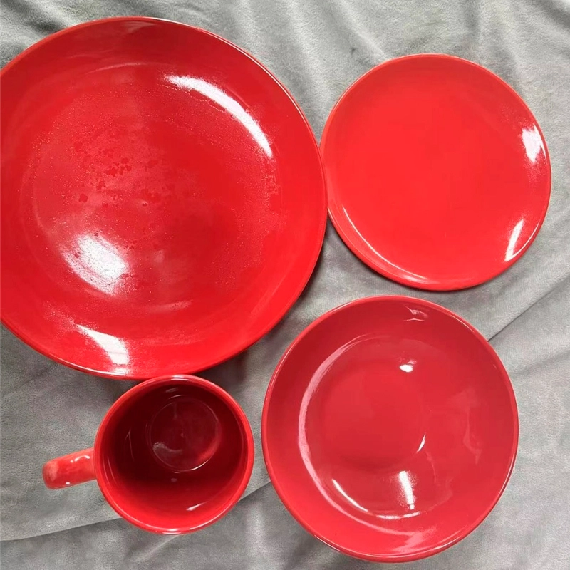 ceramic dinnerware set of 4