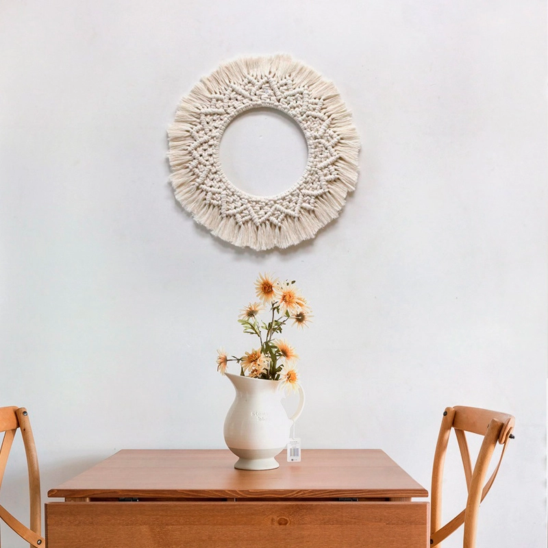 boho woven wall hanging