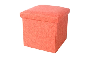 3504244 Linum Orange Faltbarer Aufbewahrung sbox Hocker