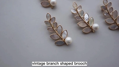 Vintage branch förmige Brosche