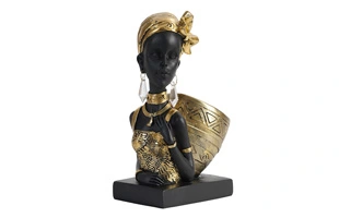 3210189 schwarze Frauen Figur Ornament