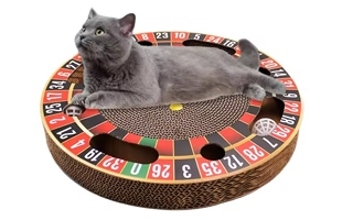 4305168 Runde Spiel Wellpappe Katze Scratcher Günstige Preis Großhandels lieferant